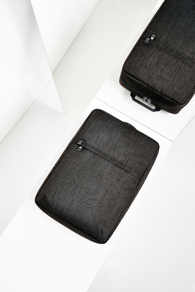 Notebook-Rucksack EUROPE schwarz meliert