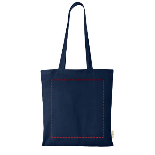 Orissa 100 g/m² Tragetasche aus Bio-Baumwolle 7L navy