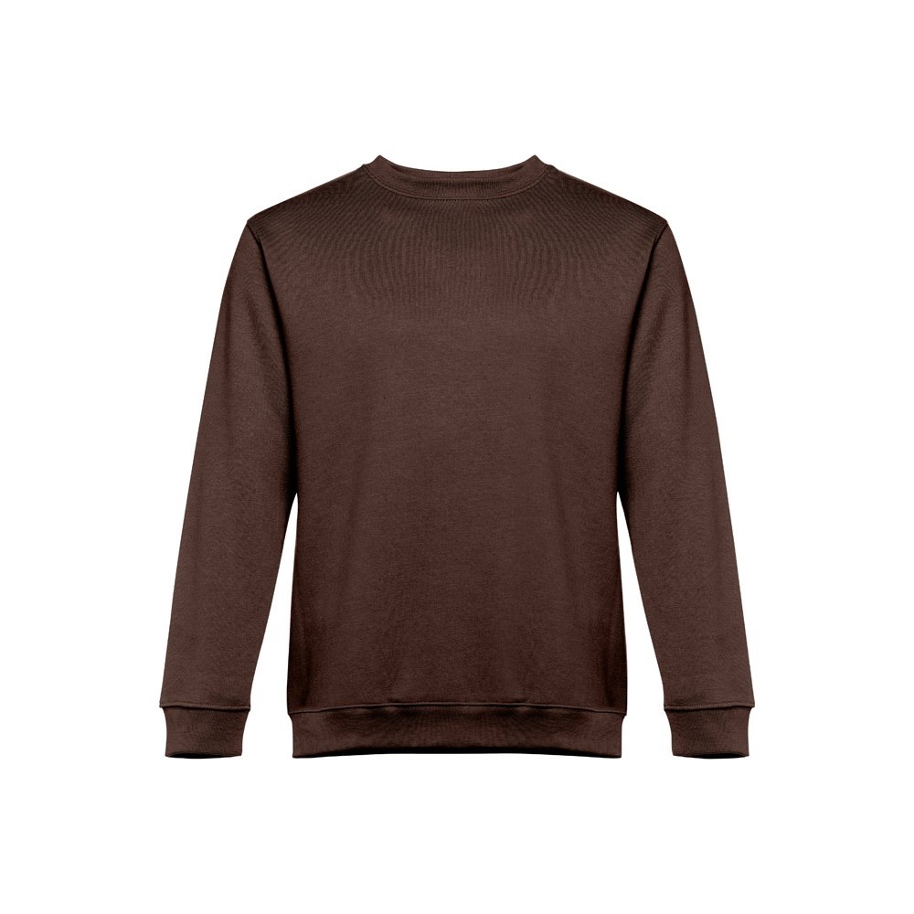 THC DELTA Sweat unisexe en coton et polyester Marron foncé