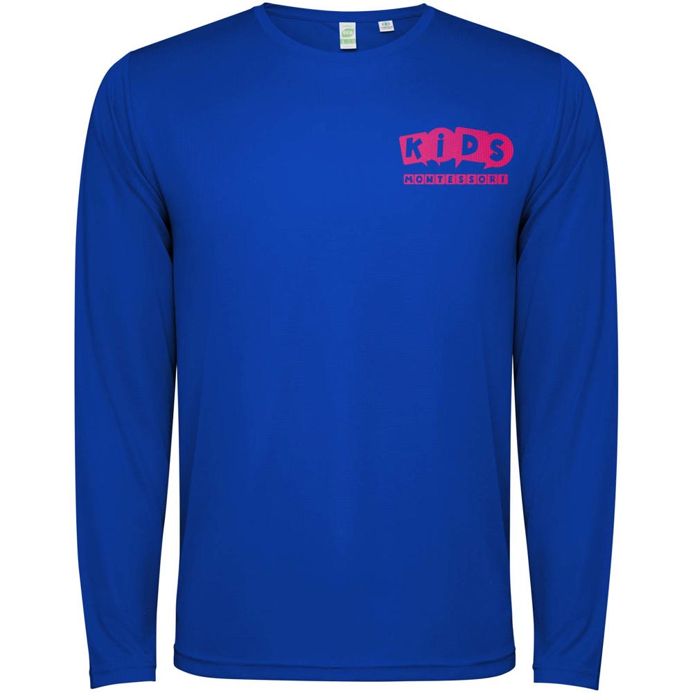 T-shirt Estoril à manches longues pour enfant Bleu royal