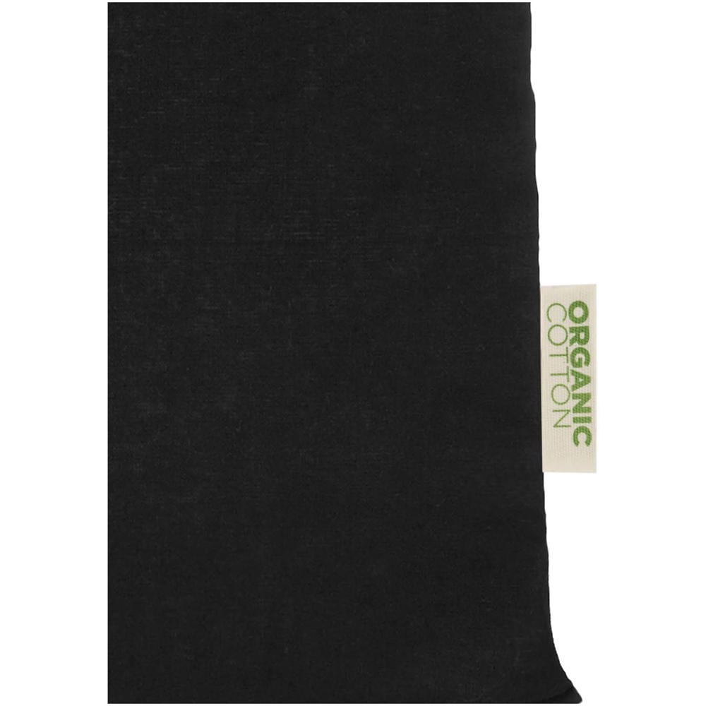 Orissa 100 g/m² Tragetasche aus Bio-Baumwolle 7L schwarz