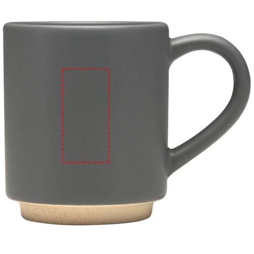 Tasse en céramique empilable Camilla, 180 ml, finition mate Gris