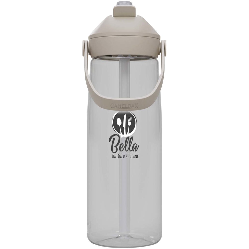 Camelbak® Thrive Flip 750 ml Tritan Renew Trinkflasche mit Flip Strohhalm transparent klar