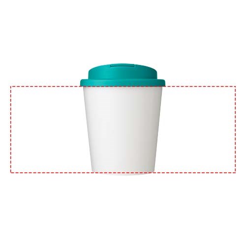 Brite-Americano Espresso Eco auslaufsicherer Isolierbecher, 250 ml aquablau