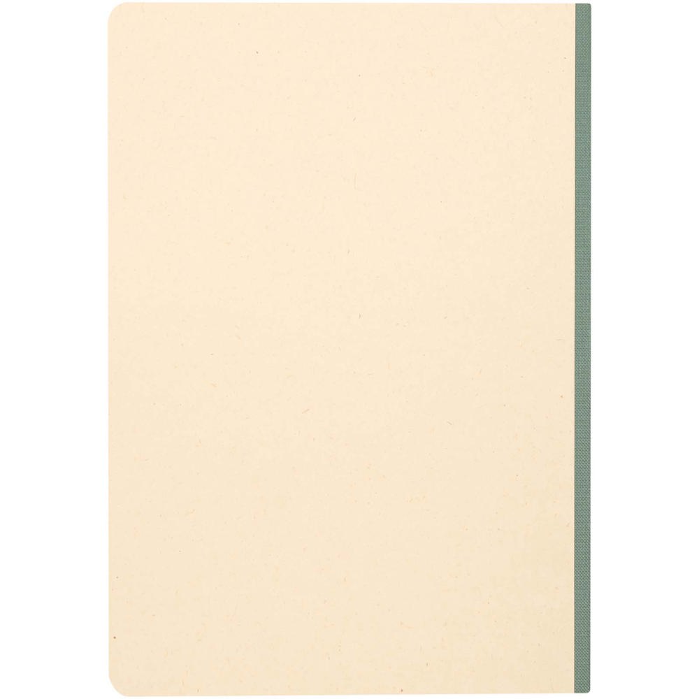 Carnet A5 Liliana à couverture souple en canne à sucre et RPET Vert bruyère