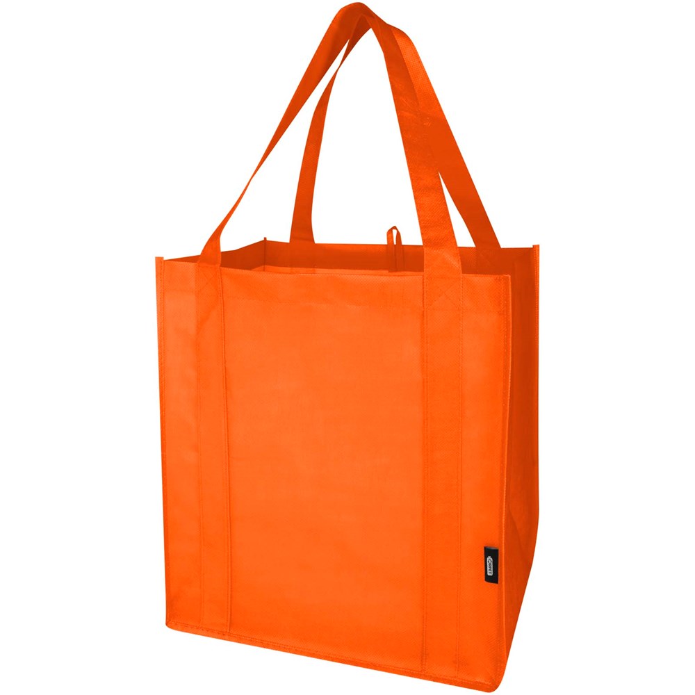 Liberty Tragetasche mit hartem Boden aus recyceltem GRS Non Woven 6 L orange