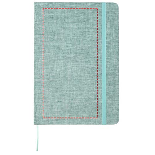 Carnet à couverture rigide A5 Ramona en coton Vert bruyère