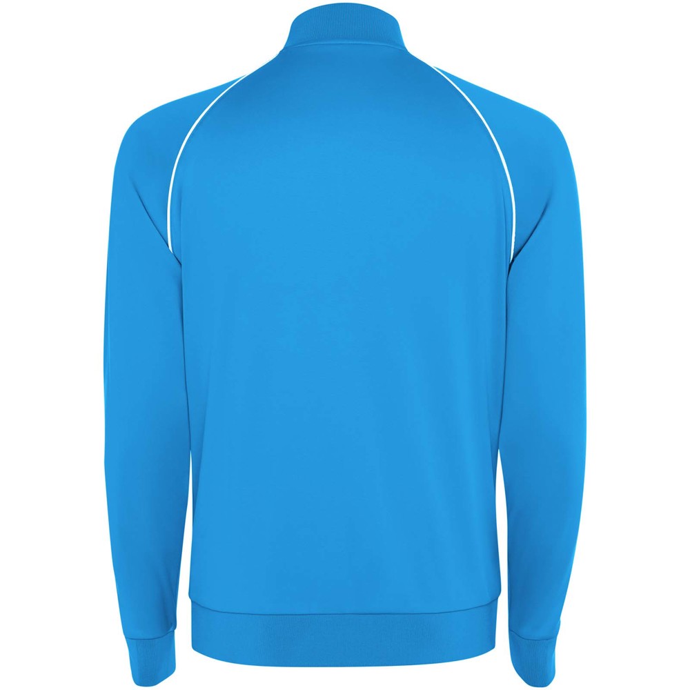 Valier Kinder Sweatshirt mit durchgehendem Reissverschluss Fluor-Türkis