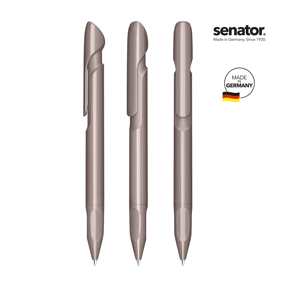 senator® Evoxx Polished Recycled Druckkugelschreiber grau Warm grau 10