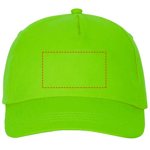 Casquette 5 panneaux Feniks Vert pomme