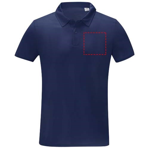 Deimos Poloshirt cool fit mit Kurzärmeln für Herren navy