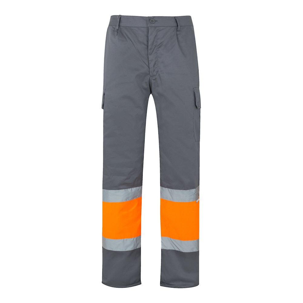 VL POSEIDON LARGE. Zweifarbige Twill-Hose mit mehreren Taschen (210 g/m²), aus Baumwolle (20%) und P