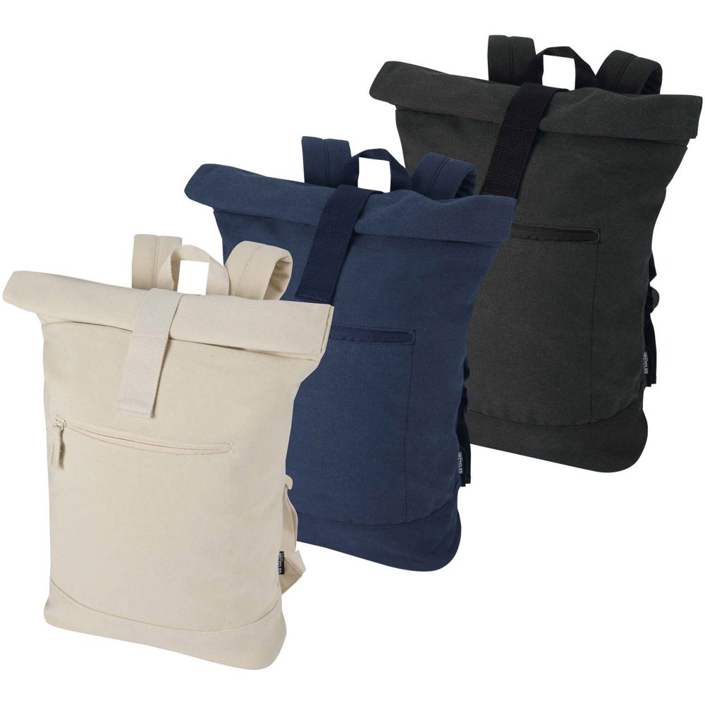 Sac à dos à fermeture enroulable Recanvas recyclé et certifié GRS de 14