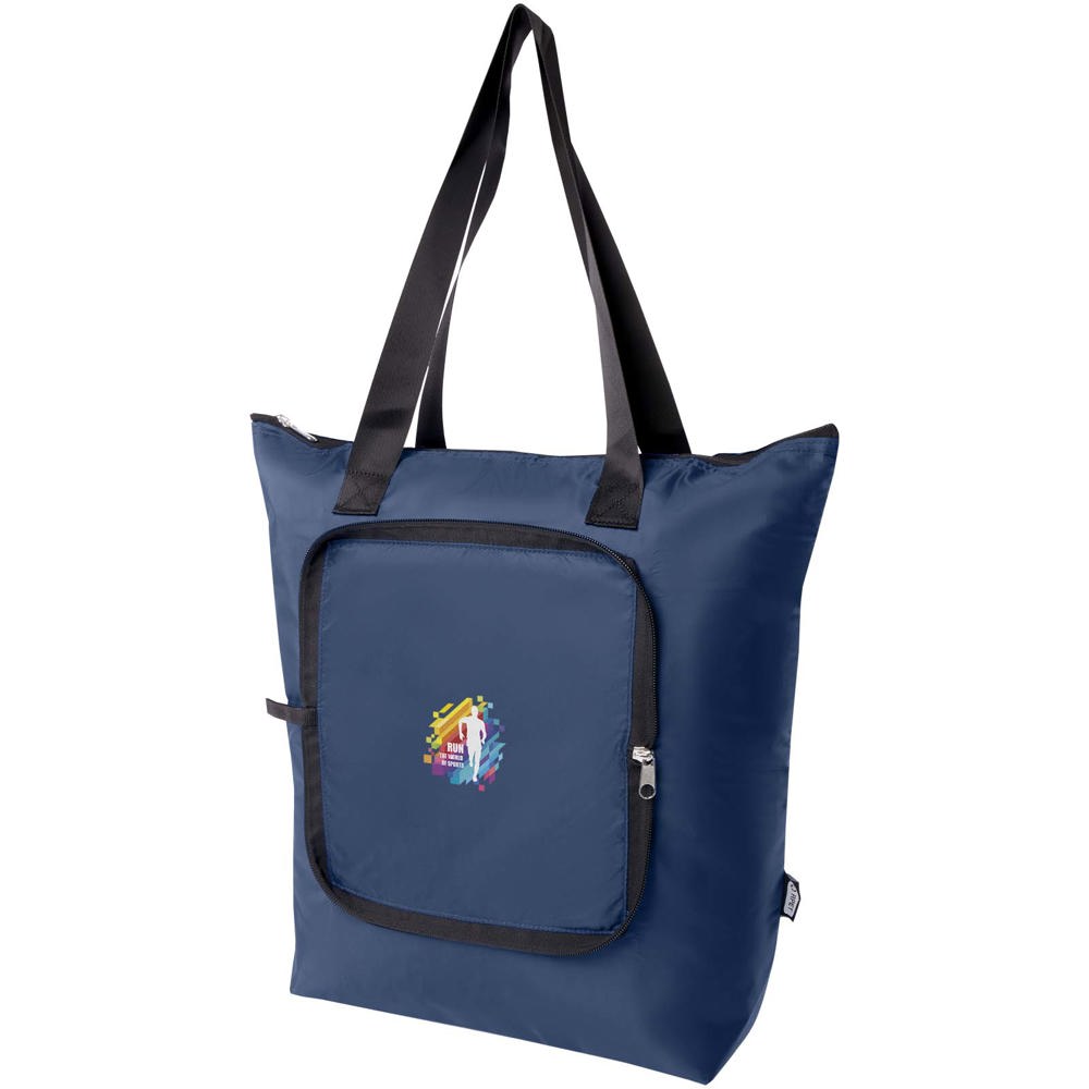EcoFold faltbare RPET Kühltasche 15 L navy