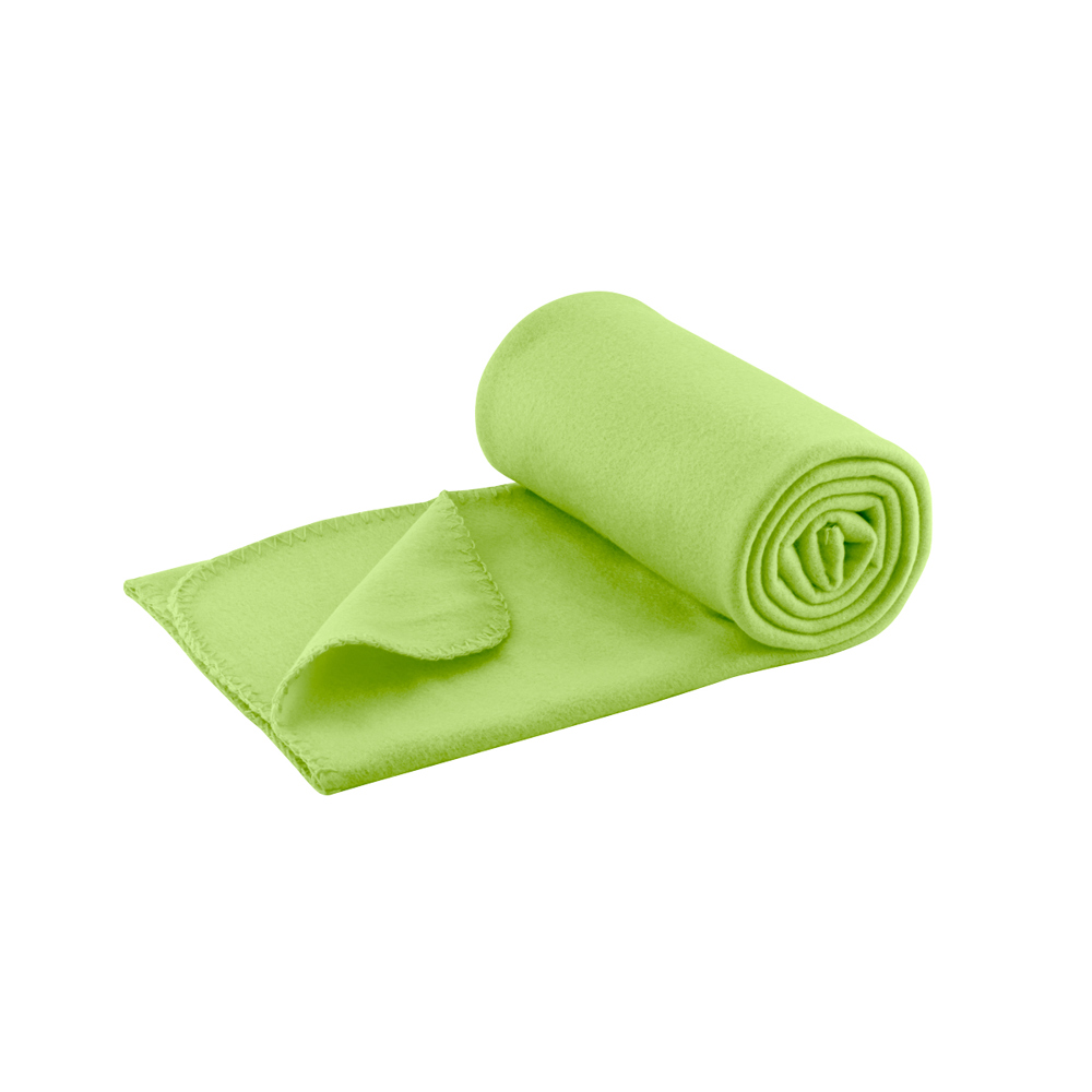 Fleece-Decke Caroline hellgrün