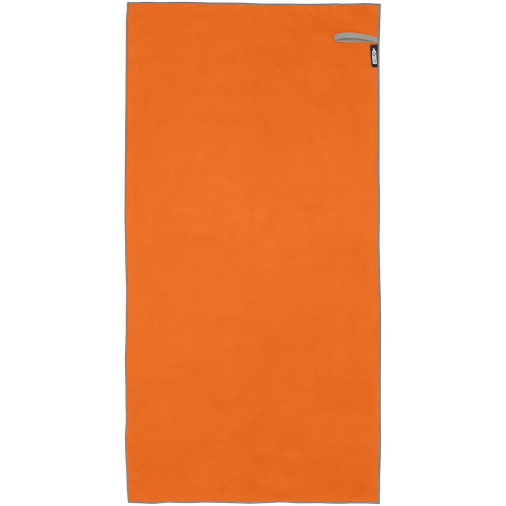 Serviette Pieter certifiée GRS ultra-légère et à séchage rapide 50 x 100 cm orange