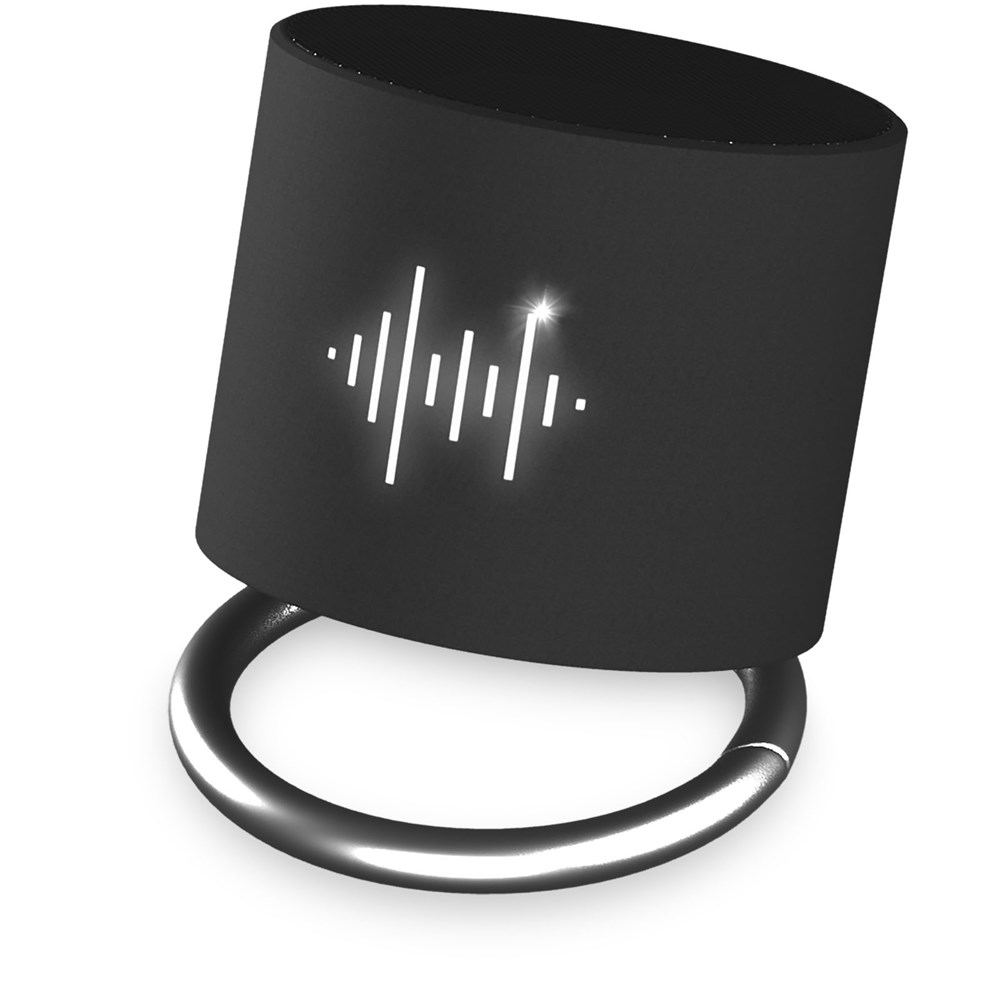 SCX.design S26 Lautsprecher Ring mit Leuchtlogo schwarz