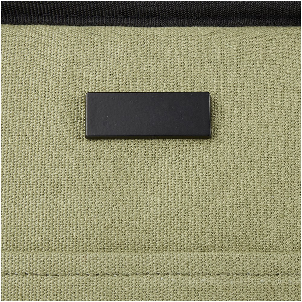 Joey GRS-recycelte Canvas Lunch Kühltasche 6 L für 9 Dosen olive