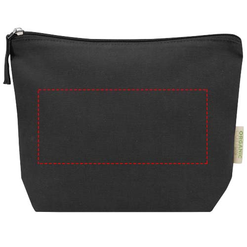 Trousse de toilette Odisha de 1 L bio certifiée OCS 180 g/m² noir