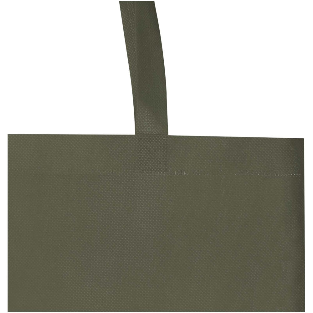 Sac shopping à soufflets EcoSeal non tissé recyclé et certifié GRS de 12 L Vert forêt