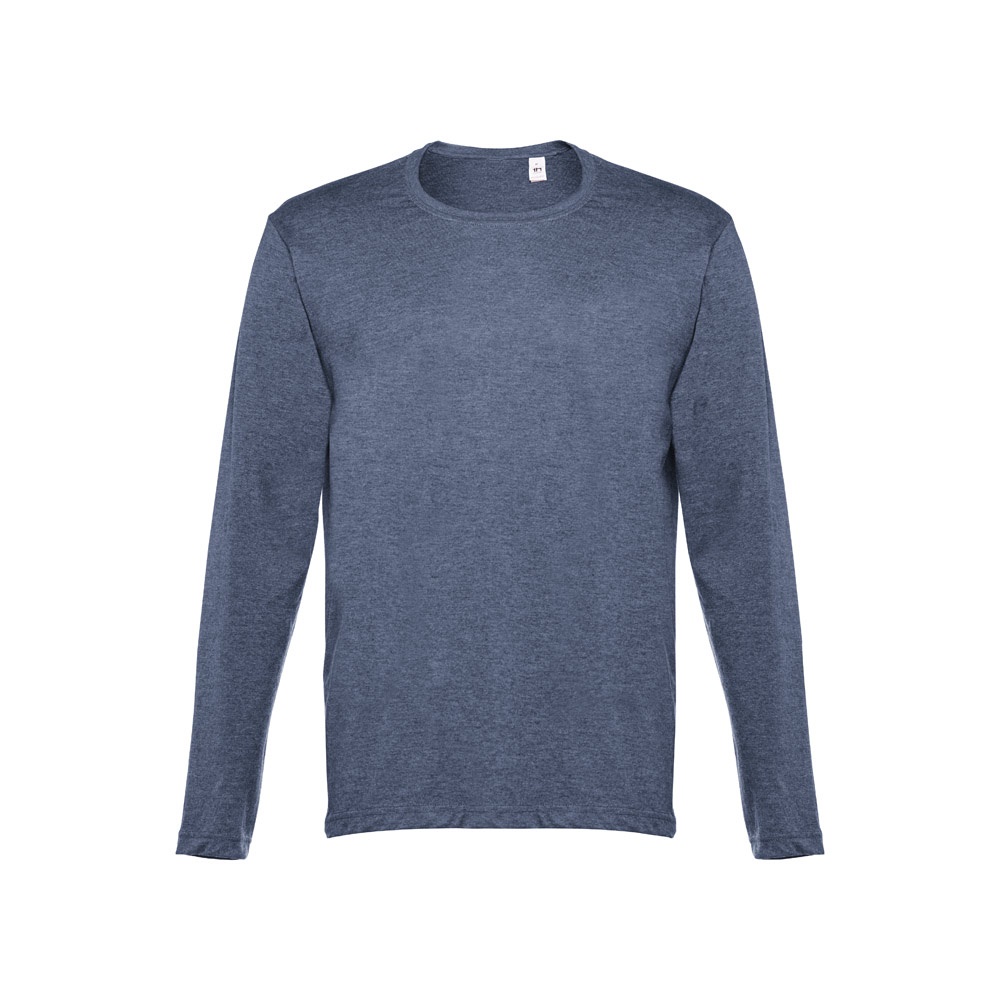 THC BUCHAREST T-shirt à manches longues pour homme Bleu matte