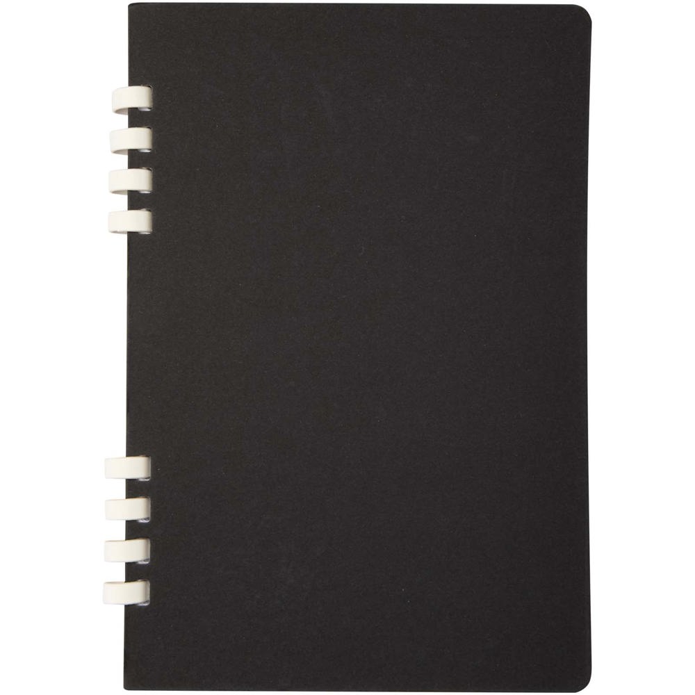 Fil A5 Hardcover RCS recyceltes Spiralnotizbuch schwarz