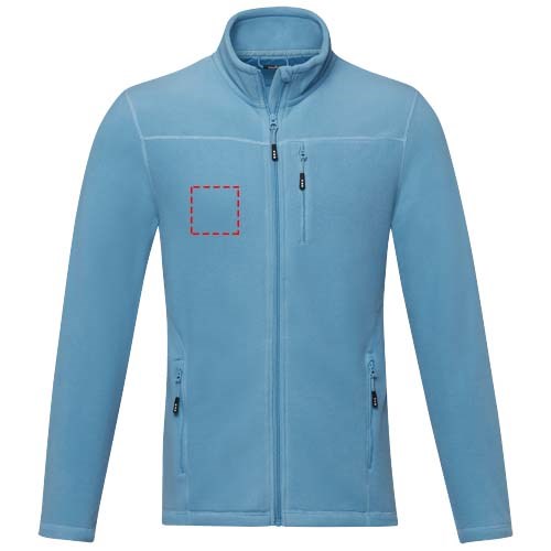 Amber GRS recycelte Fleecejacke für Herren NXT blau