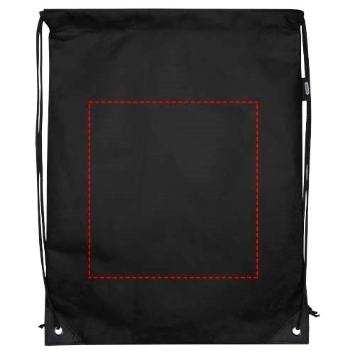 Evergreen Sportbeutel aus recyceltem GRS Non Woven 5 L schwarz