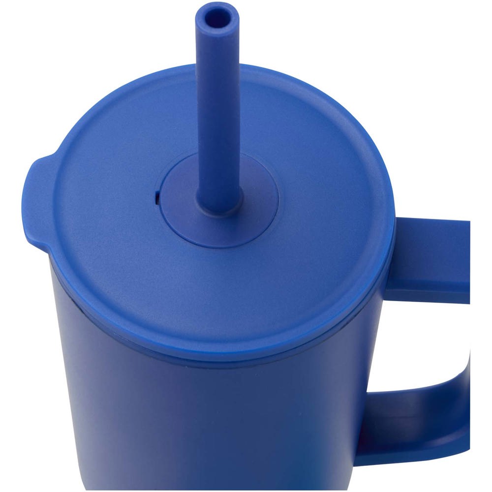 Brady 900 ml RCS-zertifizierter Isolierbecher mit Silikon Trinkhalm royalblau