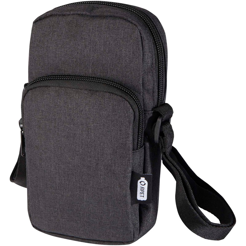 Ross Handytasche aus recyceltem GRS-Material Heather Charcoal