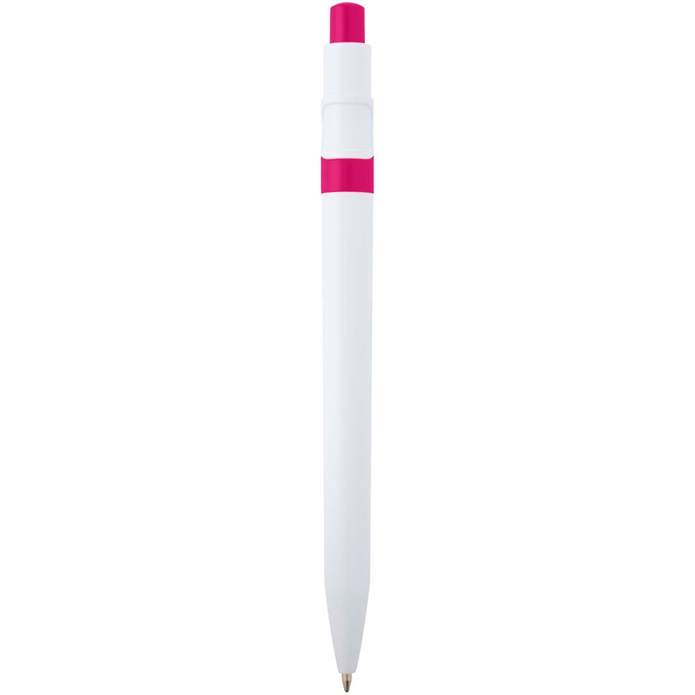 Stylo bille Unica en plastique recyclé (encre bleue) Magenta
