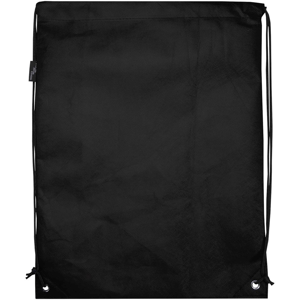 Evergreen Sportbeutel aus recyceltem GRS Non Woven 5 L schwarz