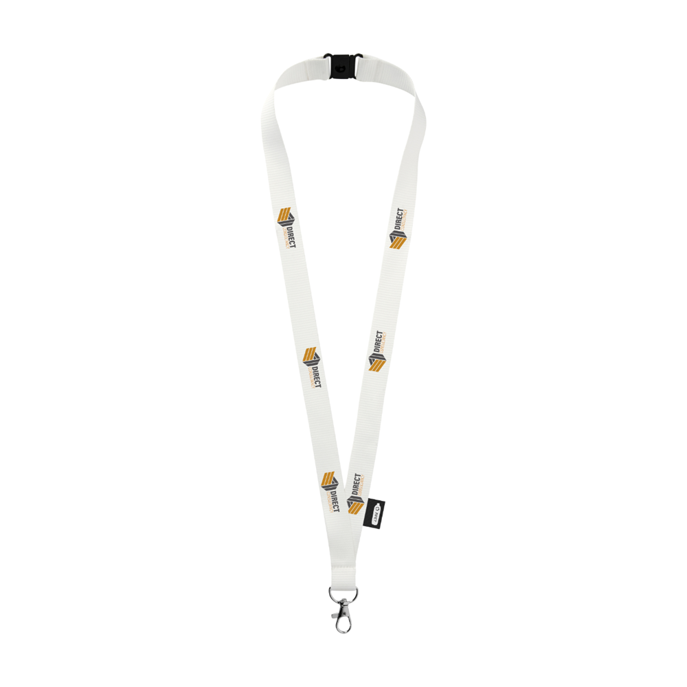 Lanyard rPET weiss