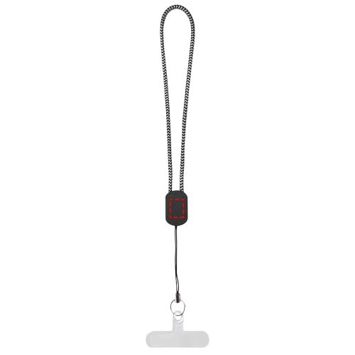 Lanyard de poignet recyclé Arich RCS avec câble de recharge Type-C de 20 W intégré