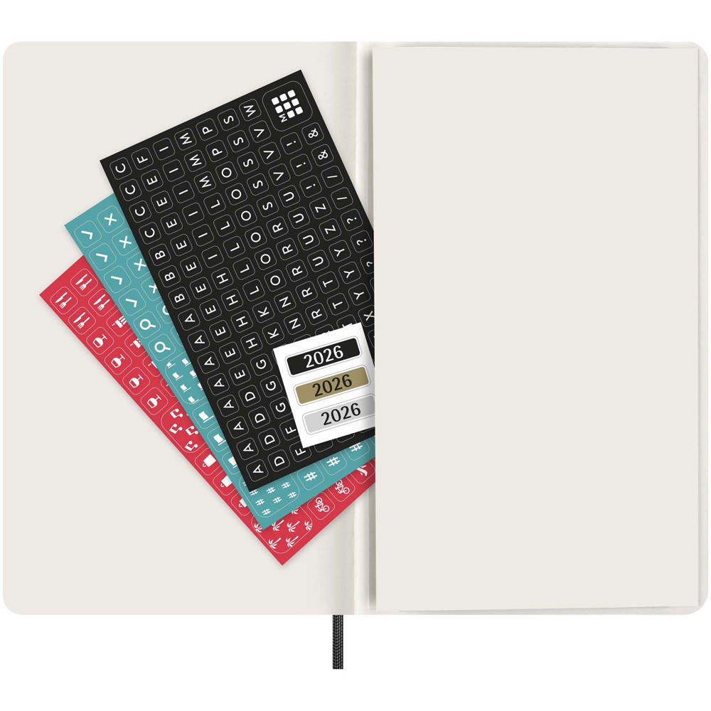 Agenda L quotidien 12 mois Moleskine à couverture souple