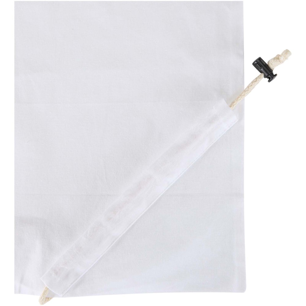 Madras Blend 140 g/m², GRS-zertifizierte, faltbare Baumwoll Tragetasche, 7 l Weiss