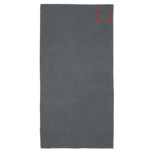 Serviette Pieter certifiée GRS ultra-légère et à séchage rapide 50 x 100 cm Gris