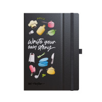 Schwarz Liniertes Papier