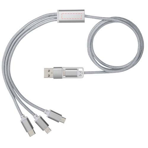 Câble de charge 5-en-1 Versatile Argent