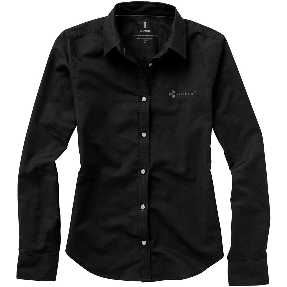 Vaillant langärmlige Bluse schwarz