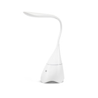 GRAHAME Tragbare Schreibtischlampe mit Lautsprecher und 5 Stunden Akkulaufzeit aus Recyceltes ABS (100% rABS)