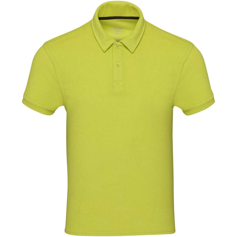 Polo Akoya unisexe en tissu éponge recyclé Citron vert