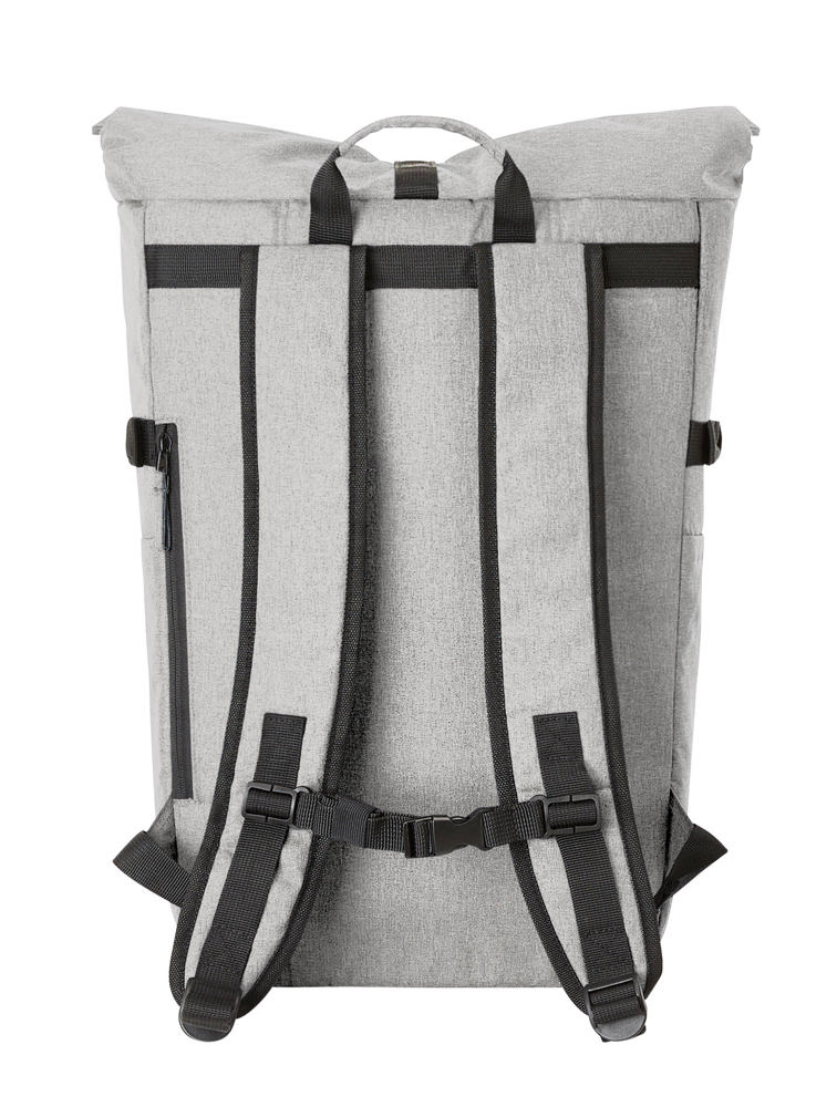 Notebook-Rucksack CIRCLE L hellgrau meliert