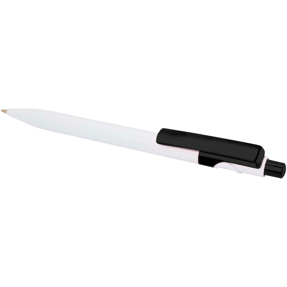 Stylo bille Unica en plastique recyclé (encre bleue) noir