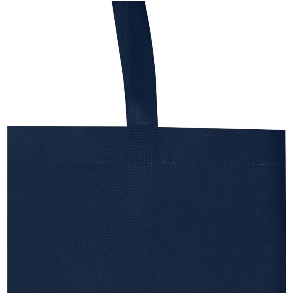 Sac shopping à soufflets EcoSeal non tissé recyclé et certifié GRS de 12 L Marine