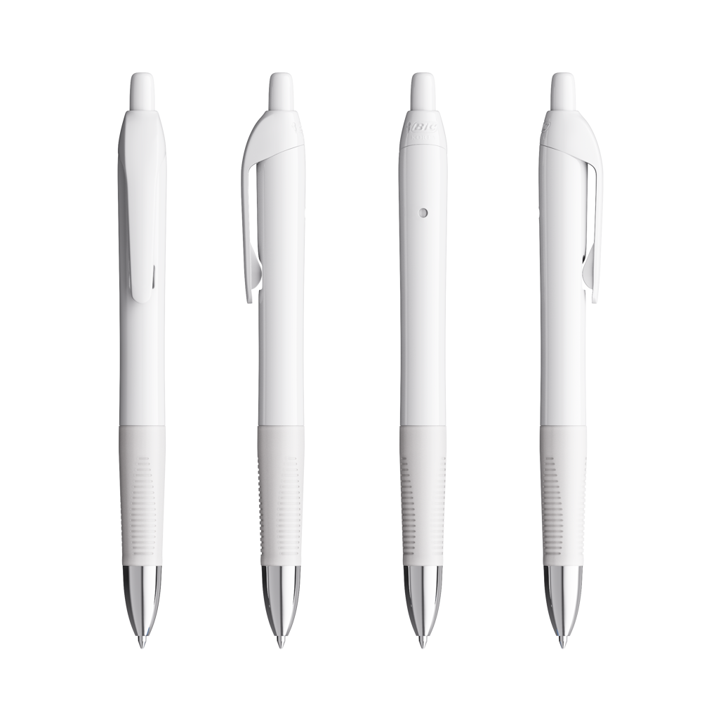 BIC® Intensity® Gel Clic Weiss / Weiss / Blaue Tinte