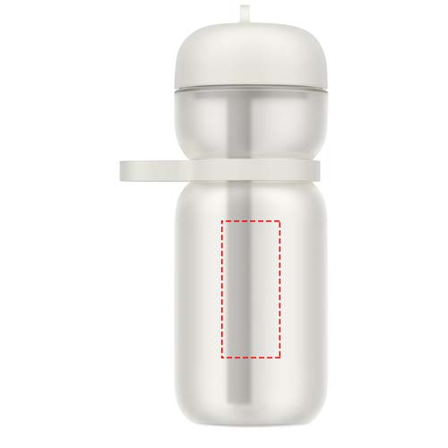 Mepal 600 ml Flip Sportflasche weiss