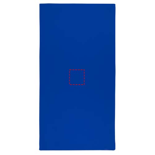Serviette de sport Lucas en rPET 50 x 100 cm Bleu royal