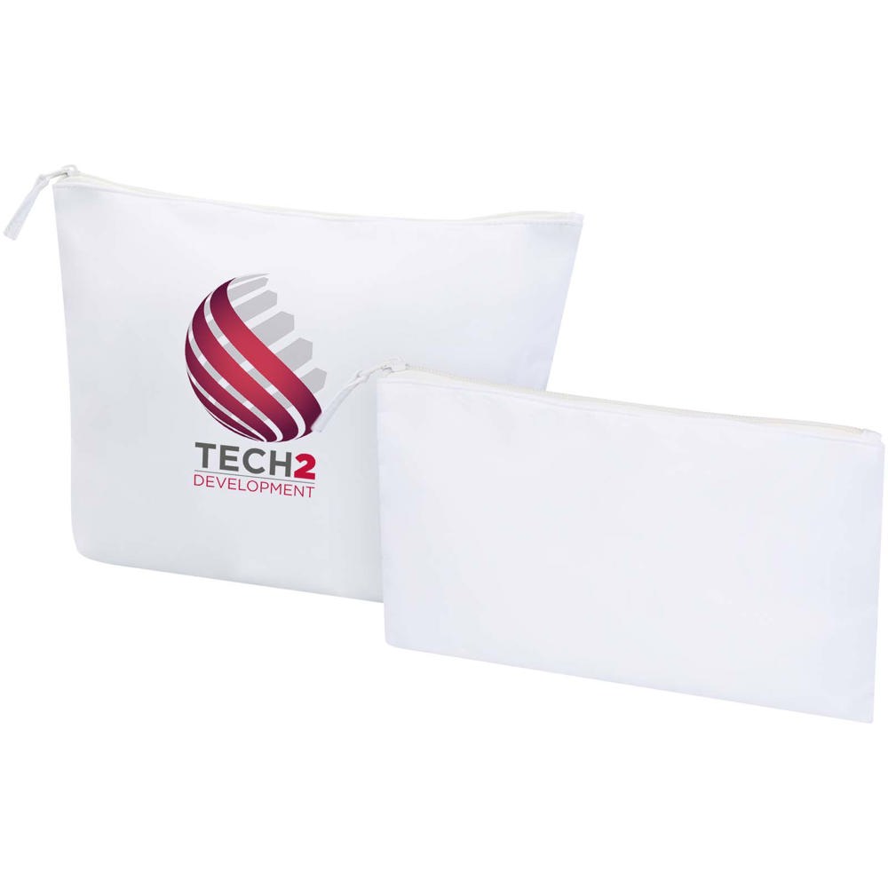 Set de trousses de toilette recyclées GRS Swift Blanc