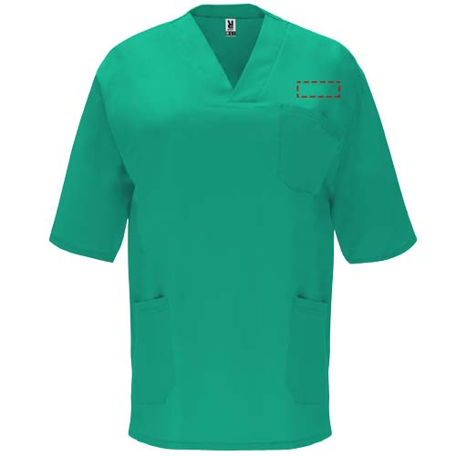 Panacea Kurzärmeliges Arbeitshemd, 160 g/m2, unisex lab grün